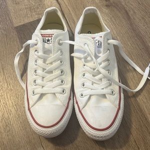 White converse all star - size 7